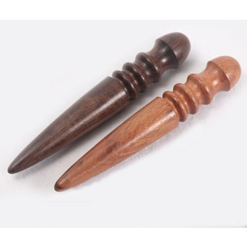 DONYAMY Leathercraft Blackwood Wooden Stick Leather Edge Burnisher Polisher Polishing Tool
