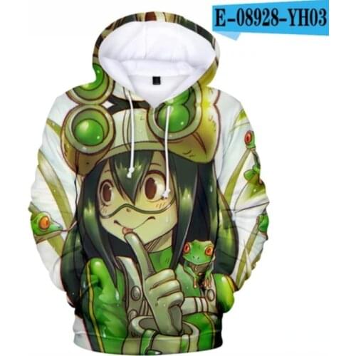Funny Children 3-14 years old Hoodies Anime My Hero Academia 3D Print Pullover Sweats MHA BNHA Tops Sweatshirts Kids tracksuit