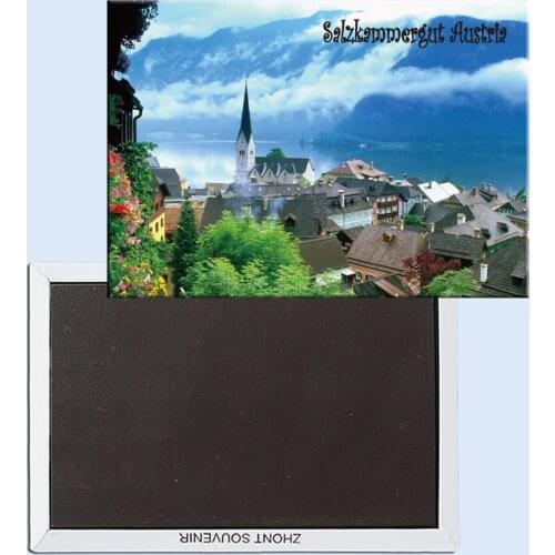 Travel Refrigerator Magnets 78*54mm,Salzkammergut, Austria Travel Rigid Fridge Magnets 24973
