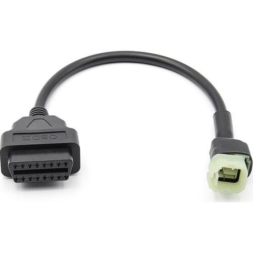 OBD2 to 4 Pin Diagnostic Adapter Cable Motorcycle Fault Detection Parts for Honda Motorbikes