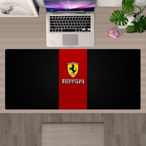 Mousepad Cool Ferrari Kawaii Gaming Accessories Mouse Mat XL 60x30 Mouse Pad Gamer Tapis De Souris Mausepad Logo Tappetino Mouse