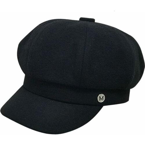 Small Head Woman Felt Beret Hat Winter Octagonal Cap Big Bone Man Plus Size Wool Newsboy Cap 54cm 56cm 57.5cm 59cm 62cm