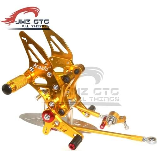 Motorcycle CNC Adjustable Rear Set Rearsets Footrest Foot Rest For DUCATI 1098 1098 S