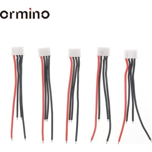 Ormino 10pcs 2s 3s 4s 5s 6s Model Lithium Battery DIY B6 Balancing Charge Silicone Wire JST-XH JST XH Plug Adapter for RC FPV