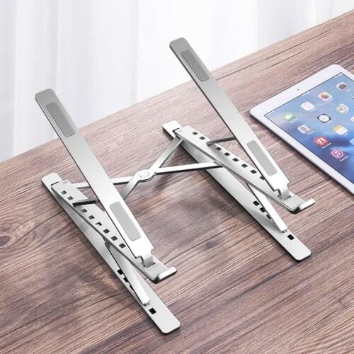 Portable Laptop Stand 15 Layer Adjustable Base Support Notebook Stand For Macbook Huawei Foldable Computer Cooling Bracket