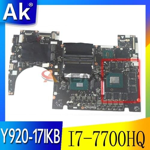 Applicable to Y920-17IKB notebook motherboard I7-7700 HQ 8G FRU 5B20P05611 5B20P05602