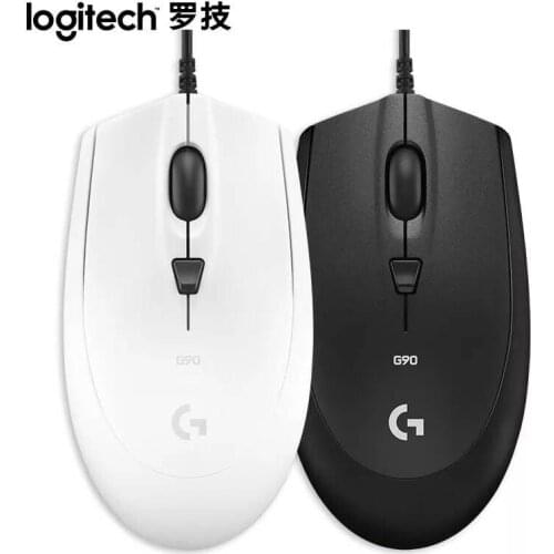 Logitech G90 Wired Gaming Mouse Laptop PC Gamer 2500dpi Switch USB Games Mouse