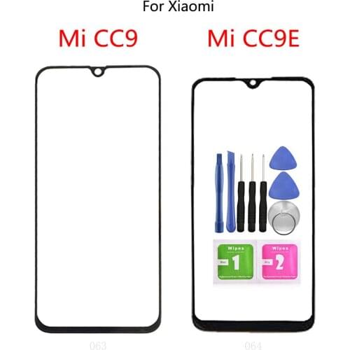 Touch Screen Panel LCD Display Screen Front Touch Cover Outer Glass Lens For Xiaomi Mi 9 9SE 9T Pro CC9 CC9E