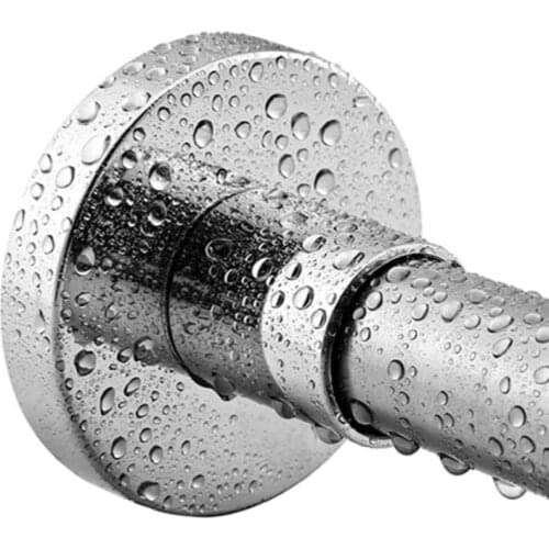 Shower Curtain Rod 43 73 Inches Never Rust and Non Slip Spring Tension Rod for Bathroom Polished 304 Stainless Steel