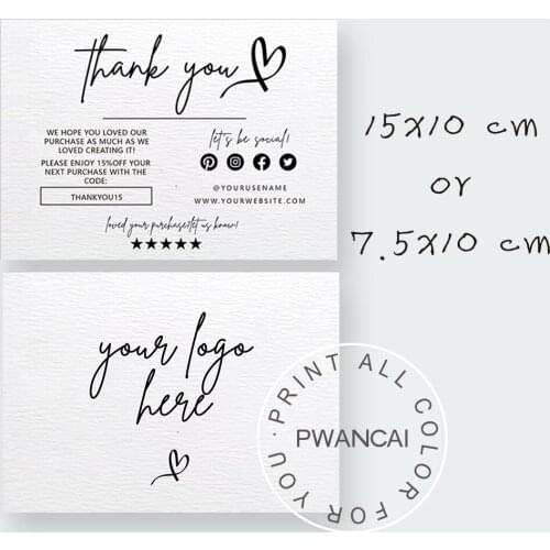 Modern Small Business Thank You Cards Template,Minimalist Business Thank You Card,Packaging Insert,Business Order Insert Card