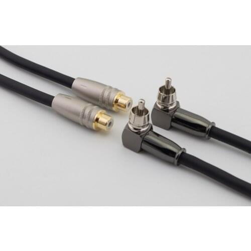 HIFI AV extension cable gold plate RCA Audio Extension Cable 2RCA Male to 2RCA Female Audio Extension Cable Red/White Connector
