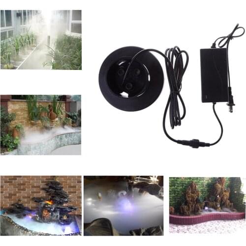 Free_on 3 Head Mist Maker Atomizer Ultrasonic Air Humidifier Fogger Nebulizer US Plug