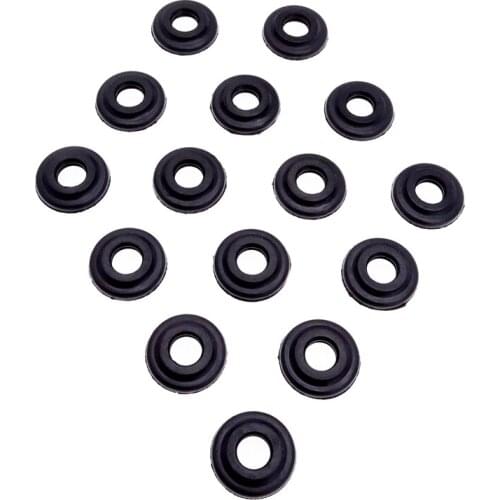 15 Pc 0.9 Inch O-Ring Rubber Sealing Bonnet Gasket Engine Valve Bolt Cover Gasket Seals for BMW E46 E39 E60 E65 E66 E53 E83