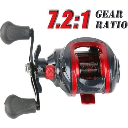 Left/Right Hand High-Speed 7.2:1 Fishing Bait Casting Reel 4+1BB Baitcasting Wheel Reel Saltwater Freshwater Fishing Tackle