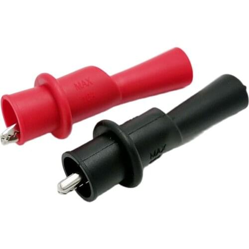 5cm Alligator clip with insulation sleeve for Multimeter Power Supply Test 10pcs/lot