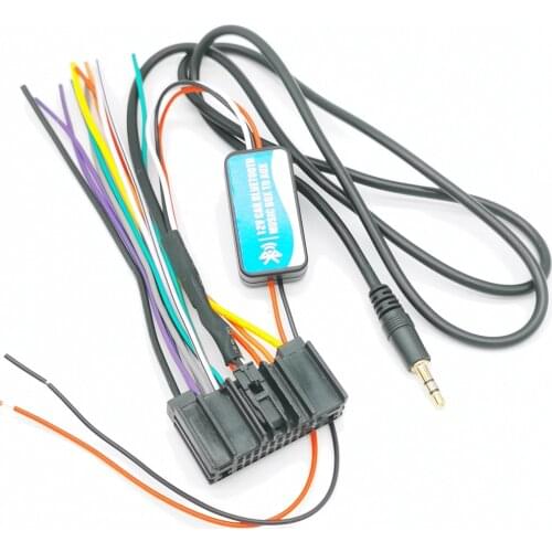 24Pin Port Module Bluetooth Aux Radio Cable Receiver Adapter Fit For For Ford Focus 2011 For Fiesta C-Max 2010