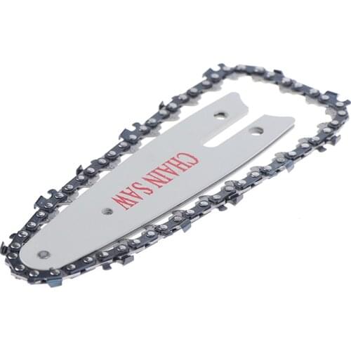 4 In Mini Steel Chainsaw Chain Electric Saw Accessory Replacement Chain Charger