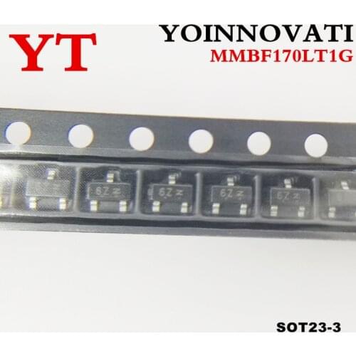 50pcs/lot MMBF170LT1G MMBF170 MOSFET N-CH 60V 500MA SOT23 IC Best quality
