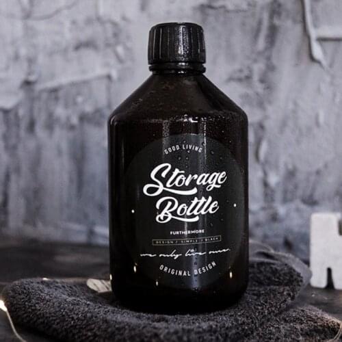 500ml Press Conical Bottle Soap Shower Gel Refillable Bottles Shampoo Wash Hair Conditioner Lotions Storage Container