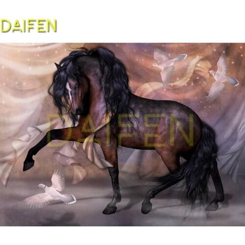 5DDIY Diamond embroidery Horse fly Full Round Diamond painting Cross stitch Horse pigeon Full Square Diamond mosaic Horse pigeon
