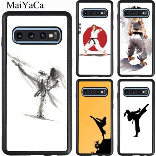 Karate Girl Japan Martial Case For Samsung Galaxy S20 Plus S10 S9 Note 20 Ultra A51 A71 A31 A21S A20e A40 A50 A70 M31