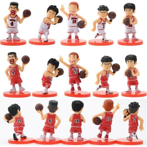 Slam Dunk Figure Mitsui Hisashi Action Figure Akagi Takenori Collection Model Toy Doll Gift for Kids 5pcs/set
