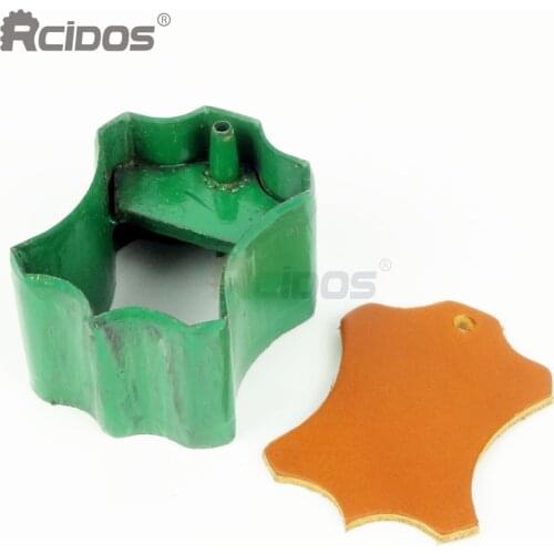 RCIDOS Leather Cable Holder Earbuds Holder full steel punch die,Zipper straps leather cutting dies,32mm Durable steel cut mold