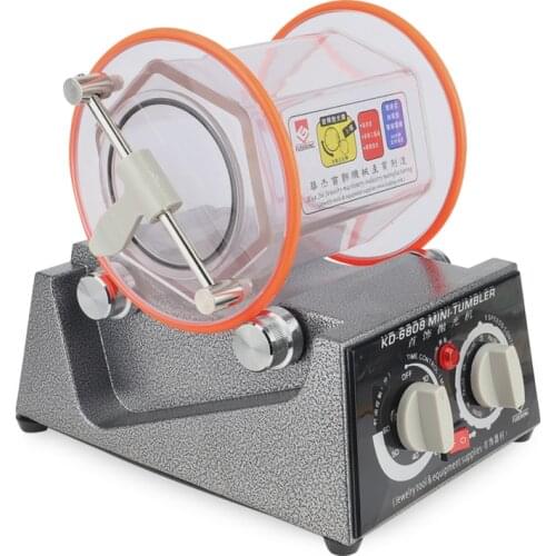 220V/110V Tumbler Jewelry Polisher Machine Polishing Bead Cleaner KD-6808
