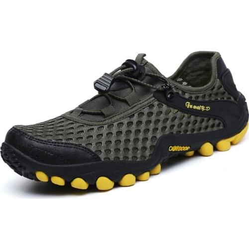 Unisex Latest Mens Hiking Shoes Mesh Breathable Outdoor Rock Climbing Shoes Mens Trekking Sneakers Hunting Boots women Tactical