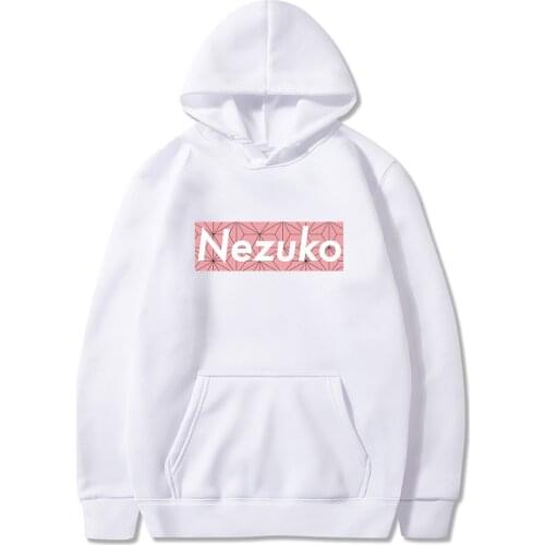 New Sale Hot Japanese Anime Demon Slayer Kamado Nezuko Costume Pullover Hoodies MultiColor Harajuku Sweatshirt High Quality