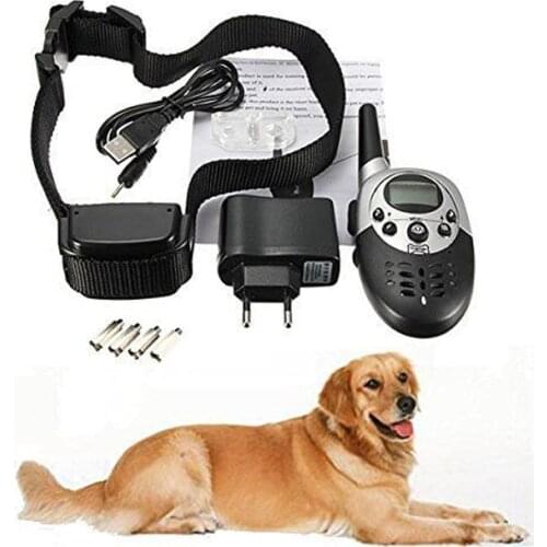 M613 Dog Trainer 1000m Waterproof Rechargeable Lcd Remote Pet Dog Training Collar Electric Shock Large Dog Control 1pc