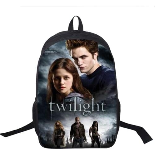 High Quality Twilight Backpack Children Boys Girls Teens Rucksack Fashion Travel Rucksack Surprise Gift School Backpack
