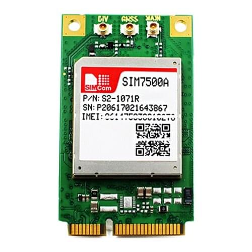 SIMCOM SIM7500A Minipcie 4G LTE Cat1 module 100% New&Original LTE-FDD B2/B4/B12 WCDMA B2/B5 SIM7500 series No fake in the stock