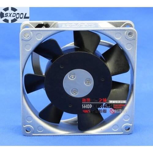 SXDOOL MU1025S-41B AC 200V 11W 10CM 10025 aluminum frame cooling fan