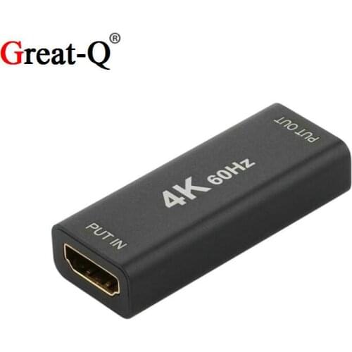 HDMI to HDMI Repeater 4K 60Hz Female to Female HDMI Signal Booster