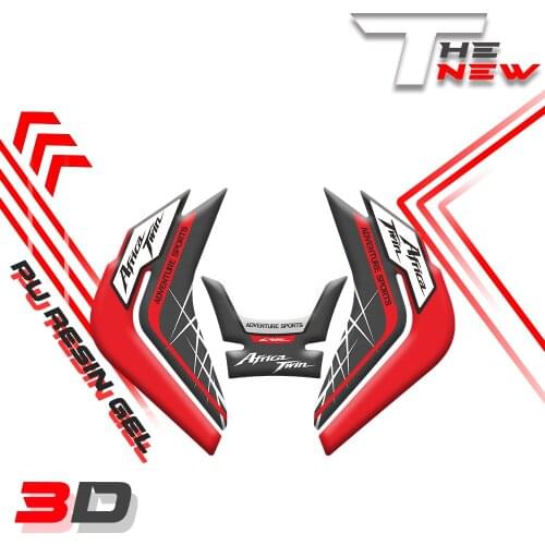 Motorcycle Tank Pad Protector Sticker Fish Bone Sticker 2 color For Honda CRF1000L CRF 1000L CRF1000 L Africa Twin 2014-2019