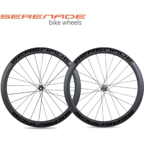 700C Tire 45mm Deep 25mm or 28mm Gravel Disc Brake Road Bike Components Carbon Wheelset Tubeless Tubular Novatec D411CB-D412CB