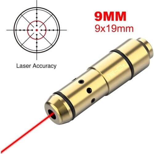 9mm Laser Training Bullet Laser Bullet Tactical Red Dot Laser Trainer Cartridge For Dry Fire Training And Shooting Simulation