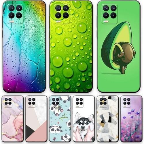 For Realme 8 Case 4G Full Protective Case For OPPO Realme 8 Silicone TPU Cover For Realme 8 Soft Fashion Coque For OPPO Realme 8