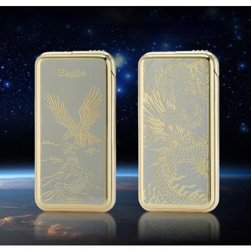 Gas-electric Hybrid Dual-purpose Rechargeable Dual-purpose Metal Boutique Windproof Lighter Smoking Accessories Gadgets for Men