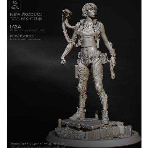 H120mm 1/24 Reisn model kits figure DIY figure self-assembled TD-2609