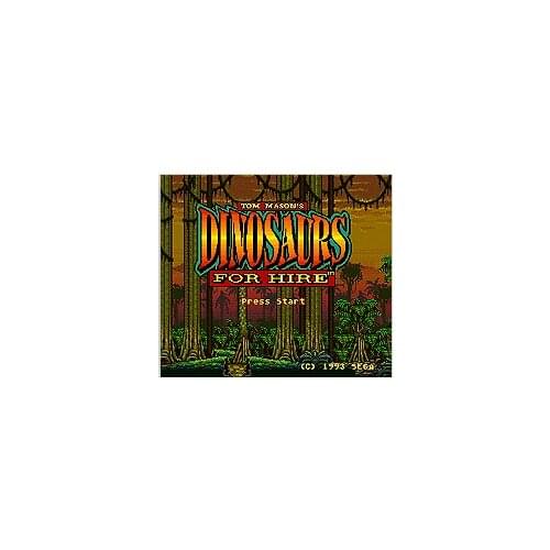 Dinosaurs For Hire 16 bit MD Game Card For Sega Mega Drive For Genesis