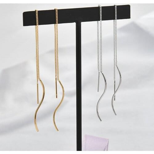 Min order 5pair/lot 70mm tassel decoration Copper women stud earrings charms diy jewelry earring pendants accessory