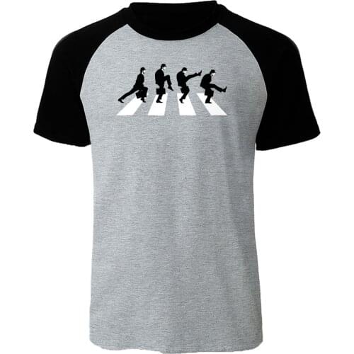 Monty Python The Ministry of Silly Walks T Shirt Hip Hop tshirt Mens Raglan Short Sleeve Funny Tops Summer Cotton Men T-Shirt
