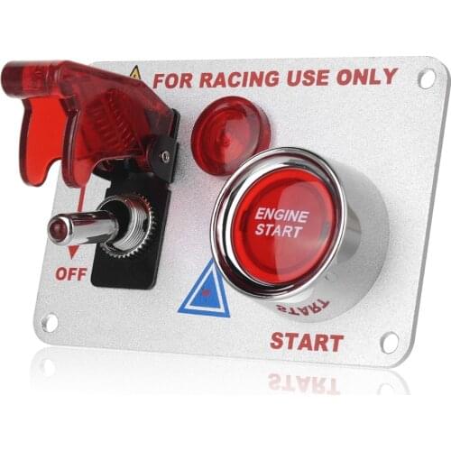 Ignition Switch & Toggle switch & Indicator light combination switch panel 12v for racing car boat RV