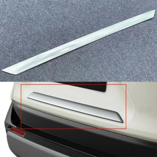 Fit For Toyota RAV4 2019 2020 Chrome Rear Trunk Lid Edge Tailgate Boot Door Bottom Cover Trim Garnish Molding Strip