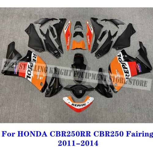 Motorcycle Injection Full Fairing Kit For HONDA CBR250 RR CBR250RR 2011 2012 2013 2014 CBR250 RR 11-14 Body Work Cool Set REPSOL