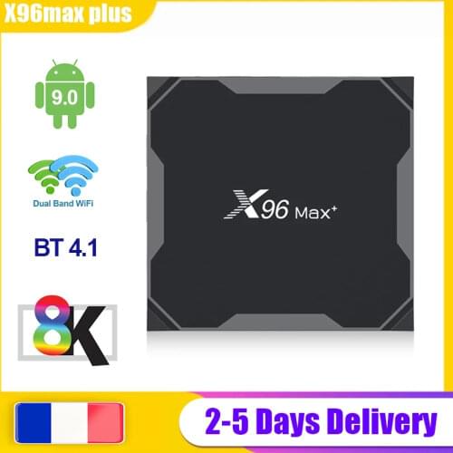 X96 Max Plus S905X3 TV BOX Android 9.0 4G 64GB 32GB 8K SHV Full HD 1080P LAN 100M BT V4.1 2.4/5G WIFI Smart TV Box X96 MAX Plus