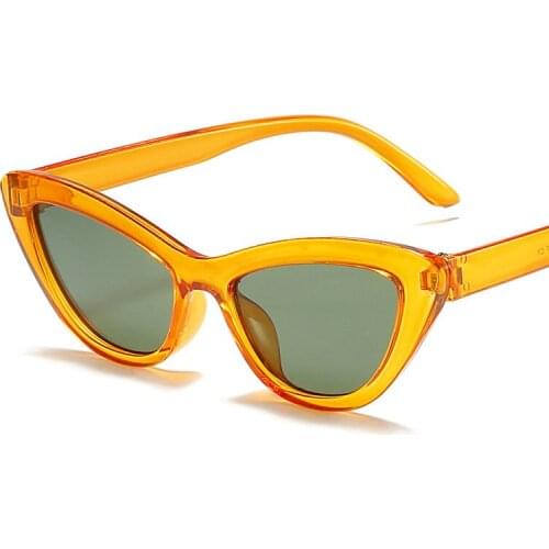 Vintage Cat Eye Sunglasses Women Fashion Luxury Sexy Small Frame UV400 Sun Shades Glasses Female Oculos De Sol Feminino