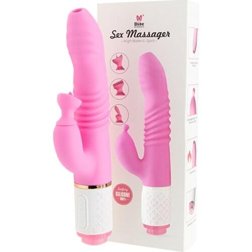 Waterproof Silicone Vibrator Toys for G spot Clitoris Stimulator Clitoris Tongue Female Masturbator USB Charging Sex Toy